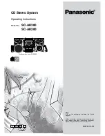 Panasonic SC-AK300 Operating Instructions Manual preview