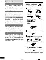 Preview for 4 page of Panasonic SC-AK410 Operating Instructions Manual