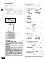 Предварительный просмотр 2 страницы Panasonic SC-AK45 Operating Instructions Manual