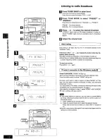 Предварительный просмотр 12 страницы Panasonic SC-AK45 Operating Instructions Manual