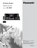 Предварительный просмотр 1 страницы Panasonic SC-AK48 Operating Instructions Manual