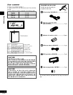 Предварительный просмотр 2 страницы Panasonic SC-AK48 Operating Instructions Manual