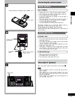 Предварительный просмотр 5 страницы Panasonic SC-AK48 Operating Instructions Manual