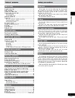 Preview for 3 page of Panasonic SC-AK48 Operating Instructions