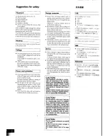 Preview for 3 page of Panasonic SC-AK50 Operating Instructions Manual