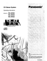 Panasonic SC-AK52 Operating Instructions Manual предпросмотр