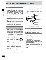 Preview for 4 page of Panasonic SC-AK600 Operating Instructions Manual