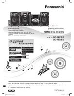 Panasonic SC-AK780 Operating Instructions Manual preview