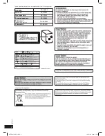 Предварительный просмотр 2 страницы Panasonic SC-AK980 Operating Instructions Manual