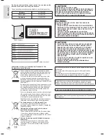 Preview for 2 page of Panasonic SC-AKX12 Operating Instructions Manual