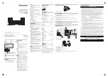 Предварительный просмотр 1 страницы Panasonic SC-AKX220 Operating Instructions