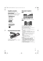 Предварительный просмотр 5 страницы Panasonic SC-AKX38 Operating Instructions Manual