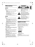 Preview for 3 page of Panasonic SC-AKX640 Owner'S Manual