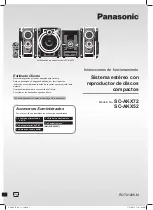 Panasonic SC-AKX72 Manual preview