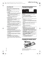 Предварительный просмотр 4 страницы Panasonic SC-AKX910 Operating Instructions Manual