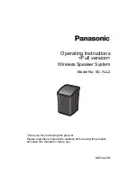 Panasonic SC-ALL2GN Operating Instructions Manual предпросмотр