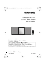 Предварительный просмотр 1 страницы Panasonic sc-all5cd Operating Instructions Manual