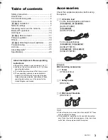 Preview for 3 page of Panasonic SC-ALL6 Operating Instructions Manual