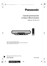 Panasonic SC-ALL7CD Operating Instructions Manual preview