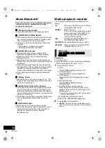 Preview for 14 page of Panasonic SC-ALL7CD Operating Instructions Manual