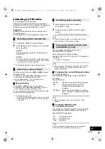 Preview for 17 page of Panasonic SC-ALL7CD Operating Instructions Manual