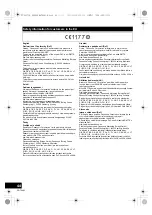 Preview for 44 page of Panasonic SC-ALL7CD Operating Instructions Manual