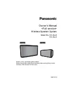 Panasonic SC-ALL8 Owner'S Manual предпросмотр