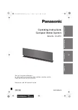 Preview for 1 page of Panasonic SC-AP01 Operating Instructions Manual