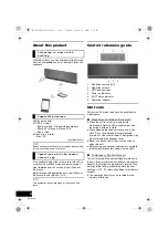 Preview for 4 page of Panasonic SC-AP01 Operating Instructions Manual