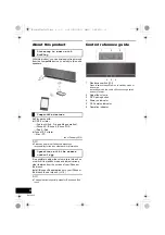 Предварительный просмотр 4 страницы Panasonic SC-AP01 Owner'S Manual