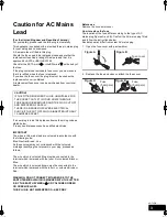 Предварительный просмотр 3 страницы Panasonic SC-BFT800 Operating Instructions Manual