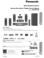 Panasonic SC-BT100 Operating Instructions Manual предпросмотр