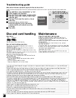 Предварительный просмотр 42 страницы Panasonic SC-BT100 Operating Instructions Manual