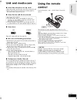 Preview for 7 page of Panasonic SC-BT222 Operating Instructions Manual