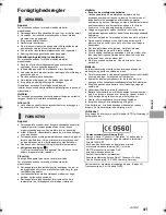 Preview for 41 page of Panasonic SC-BTT105 Owner'S Manual