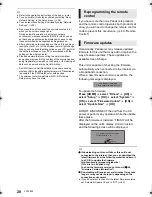 Предварительный просмотр 20 страницы Panasonic SC-BTT182 Operating Instructions Manual