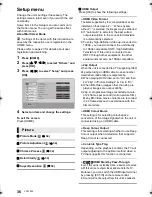 Предварительный просмотр 36 страницы Panasonic SC-BTT182 Operating Instructions Manual