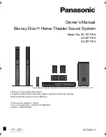 Panasonic SC-BTT190 Owner'S Manual preview