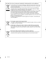 Предварительный просмотр 4 страницы Panasonic SC-BTT195 Operating Instructions Manual