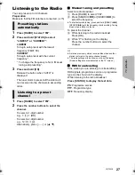 Предварительный просмотр 27 страницы Panasonic SC-BTT195 Operating Instructions Manual