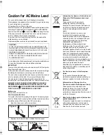 Предварительный просмотр 3 страницы Panasonic SC-BTT262 Operating Instructions Manual