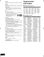 Preview for 46 page of Panasonic SC-BTT270 Owner'S Manual