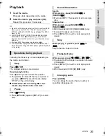 Предварительный просмотр 23 страницы Panasonic SC-BTT290 Operating Instructions Manual