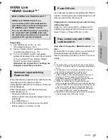 Предварительный просмотр 27 страницы Panasonic SC-BTT290 Operating Instructions Manual