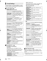 Предварительный просмотр 34 страницы Panasonic SC-BTT290 Operating Instructions Manual