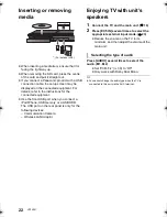 Предварительный просмотр 22 страницы Panasonic SC-BTT430 Operating Instructions Manual