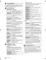 Предварительный просмотр 36 страницы Panasonic SC-BTT430 Operating Instructions Manual