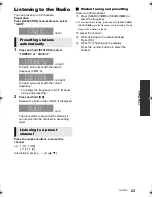 Предварительный просмотр 23 страницы Panasonic SC-BTT466 Owner'S Manual