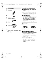 Предварительный просмотр 6 страницы Panasonic SC-BTT505 Owner'S Manual