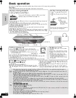 Preview for 16 page of Panasonic SC-BTX70 - 1080p Premium Blu-ray Compact Home Theater System Operating Instructions Manual